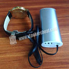 Nouvel appareil-photo de montre de cuir de scanner de tisonnier de conception avec la banque de puissance