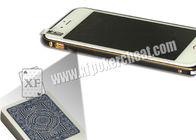 Appareil-photo d'or de téléphone portable d'Iphone 6 de couleur utilisé dans le jeu de cartes privé