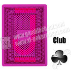 Le rouge invisible de cartes de jeu de papier de fraude de tisonnier s'appliquent au club de tisonnier