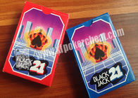 Cartes marquées de Black Jack de tisonnier original de la Chine taille de 58 * de 88mm