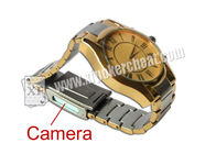 Appareil-photo d'or de montre d'analyseur de tisonnier pour balayer la barre - codes marquant le tisonnier dans la main