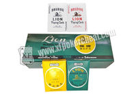 Cartes de jeu marquées du lion 3008 de papier pour des appareils-photo de l'analyseur IR de tisonnier