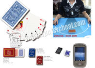 Cartes de jeu marquées par élite de pont de nègre de dal pour le jeu de carte sans fil de l'appareil-photo 3 d'espion