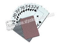 Cartes marquées de tisonnier de casino de classe de lux pour l'analyseur Las Vegas de tisonnier