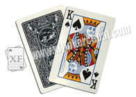 Le noir de taille standard a marqué des cartes de tisonnier pour le facteur prédictif/spectacle de magie/le jeu de tisonnier
