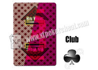 Cartes de fraude invisibles de papier de tisonnier/cartes de jeu de fraude 6.3cm * 8.8cm