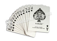 Cartes de jeu marquées de papier d'I-GRADE avec codes barres invisibles latéraux, carte de tour de tisonnier