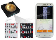 Accessoires de jeu invisibles de tisonnier d'analyseur de téléphone de matrices magiques blanches de casino