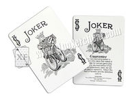 Cartes de jeu marquées américaines de code barres de papier de bicyclette pour le Roi S708 Poker Analyzer du PK