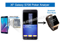 Analyseur coréen de tisonnier du Samsung Galaxy S708 avec la double montre de Bluetooth de caméra