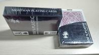 Cartes de jeu invisibles en plastique de NIGHTMAN/cartes de jeu d'espion pour des facteurs prédictifs de tisonnier