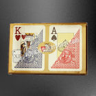 Cartes de jeu en plastique de Modiano, cartes de jeu marquées pour 2 joueurs ou plus