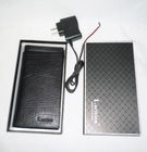 Analyseur électronique en cuir noir de carte de dispositif/tisonnier de fraude de tisonnier de portefeuille de carte de changement