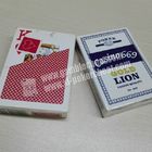 Cartes de jeu invisibles de papier de lion d'or du casino 669 pour la caméra et les lentilles de filtre