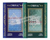 Cartes de jeu invisibles en plastique de P.R.C CNROYAL pour l'analyseur de tisonnier et les verres de contact