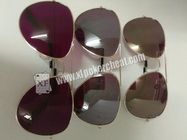 Lecteur UV de tisonnier de lunettes de soleil de forme ovale de Fashional pour les cartes de jeu marquées UV