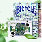 Cartes de jeu marquées de bicyclette de papier de fraude de tisonnier d'encre invisible pour des lentilles
