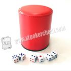 Tasse de matrices en plastique magique de jeux de poker normaux de taille avec à télécommande