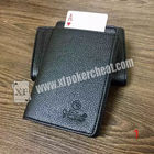 Échangeur électronique de carte de portefeuille de tisonnier de dispositif en cuir de fraude pour tour de magie