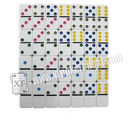 Cartes de jeu invisibles de dominos marqués colorés de point pour les verres de contact UV jouant le dispositif