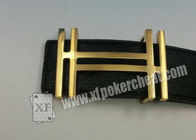 Appareil-photo noir de fraude de ceinture de bracelet en cuir de dispositif de tisonnier avec la distance de 19 - de 35cm