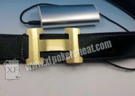 Appareil-photo noir de fraude de ceinture de bracelet en cuir de dispositif de tisonnier avec la distance de 19 - de 35cm