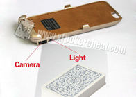 Scanner en plastique d'or de tisonnier de cas de chargeur d'Iphone 6 avec l'appareil-photo micro