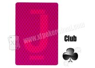 Cartes de jeu invisibles de papier d'abeille de jeux de cartes de club pour des verres de contact