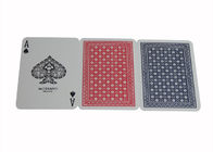 Cartes de jeu en plastique rouges de jeu de Modiano Ramino de kits de match de tisonnier