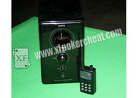 Barre - appareil-photo noir en plastique de haute fidélité audio marqué par bord de boîte à musique de cartes de jeu de codes