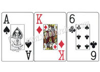 Cartes de jeu en plastique de flèche imperméable de Kem pour les cartes de fraude de tisonnier de facteur prédictif de tisonnier