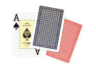 Cartes marquées de tisonnier de plastique, cartes de jeu du pont 2826 de Fournier pour l'analyseur de tisonnier