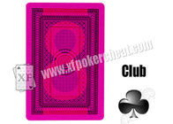 Cartes marquées invisibles de papier du pont 575 de cartes de jeu de casino pour la fraude de tisonnier de verres de contact
