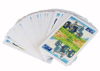 Taille de jeu recyclable de pont de cartes de jeu de tracteur de papier d'appui verticaux