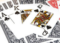 2 cartes de jeu en plastique royales d'index enorme pour les jeux de fraude de tisonnier
