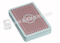 Plate-forme étroite rouge de cartes de jeu de Piatnik d'index de papier de jeux de casino double