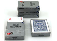 4 cartes de jeu d'or en plastique de trophée de Modiano d'index régulier avec la plate-forme simple