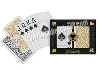 L'or du Brésil Copag/noir 1546 a marqué des cartes de tisonnier, cartes de jeu d'espion