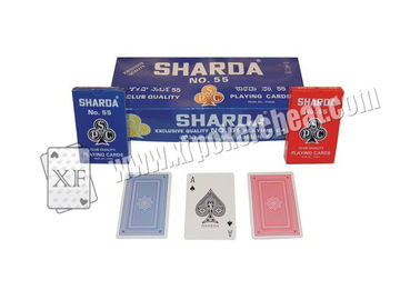 Sharda 55 a marqué le jeu de l'Inde Andar Bahar de cartes de tisonnier/jeu sans visibilité