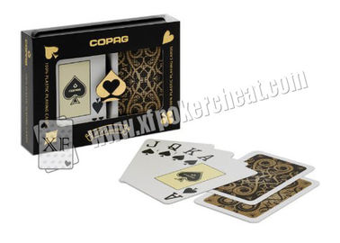 Le tisonnier marqué de club de Copag de taille de pont carde les cartes de jeu de fraude de casino