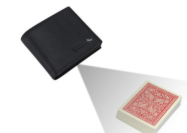 Analyseur court noir de tisonnier de caméra de portefeuille pour le scanner marqué de carte de jeu