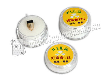 Casque sans fil micro jouant/jeu de poker de casino trichant le dispositif audio sans fil