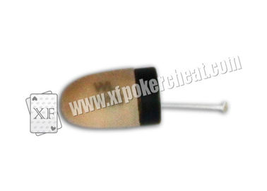 Casque sans fil micro jouant/jeu de poker de casino trichant le dispositif audio sans fil