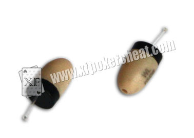 Casque sans fil micro jouant/jeu de poker de casino trichant le dispositif audio sans fil