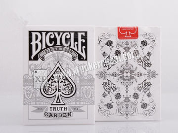 Cartes de jeu marquées du jardin No.03 04 en plastique de vérité de bicyclette pour le spectacle de magie de jeu