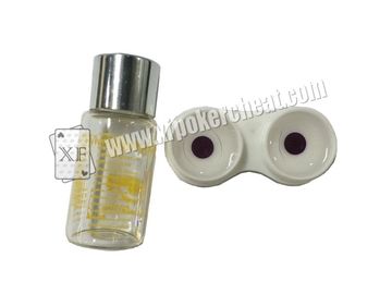 Verres de contact marqués de cartes pour la taille de fraude d'iris en verre 8mm de perspective de tisonnier