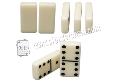 Dominos invisibles en plastique des cartes de jeu 28Pic avec des inscriptions d'encre invisible