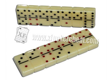 Dominos invisibles en plastique des cartes de jeu 28Pic avec des inscriptions d'encre invisible