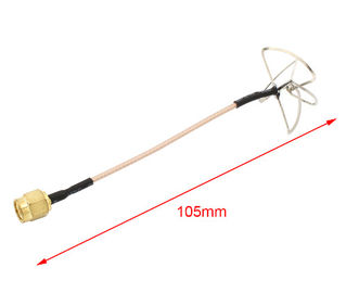 antenne FPV Antenne Exteral Antena de la transmission RHCP de poids du commerce de trèfle de la feuille 5.8G avec le connecteur de SMA