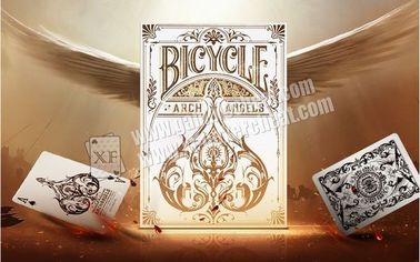 La voûte de papier de bicyclette pêche la couleur grise 8.8*6.3cm de cartes de jeu de tisonnier